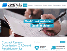 Tablet Screenshot of centrial.de